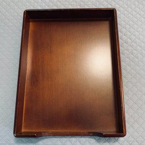 Pair of  Wooden "In" Boxes